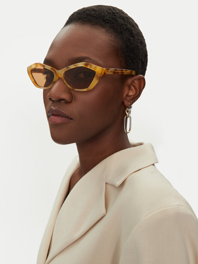 JACQUEMUS Okulary przeciwsłoneczne JACQUEMUS JAC42C8SUN Brązowy