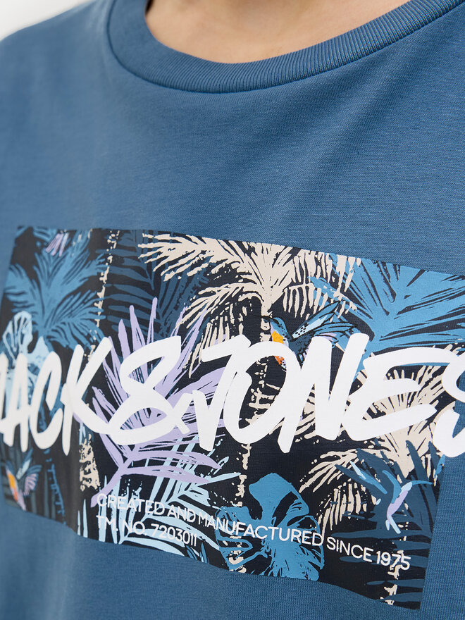 Jack&Jones Junior Jack&Jones Junior Majica Hawaii 12269916 Modra Standard Fit
