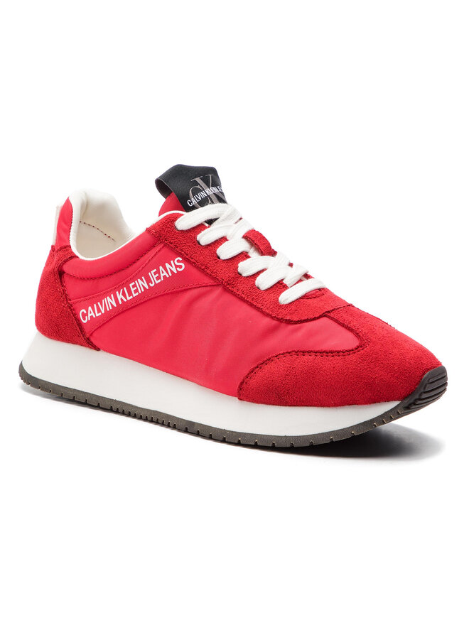 Sneakers Calvin Klein Jeans Jill R8069 Rosso escarpe
