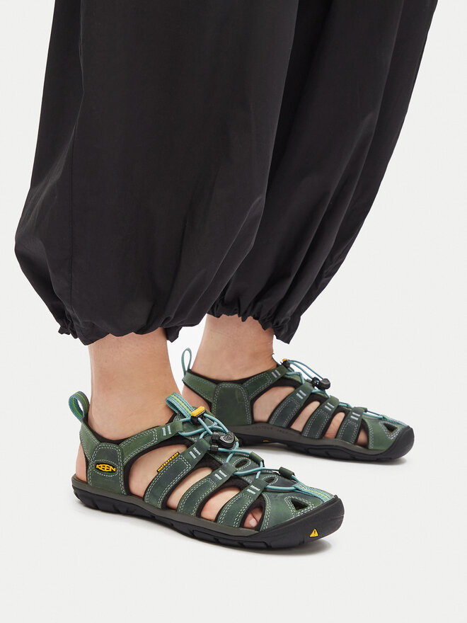 Keen Sandály Keen Clearwather Cnx Leather 1014371 Zelená