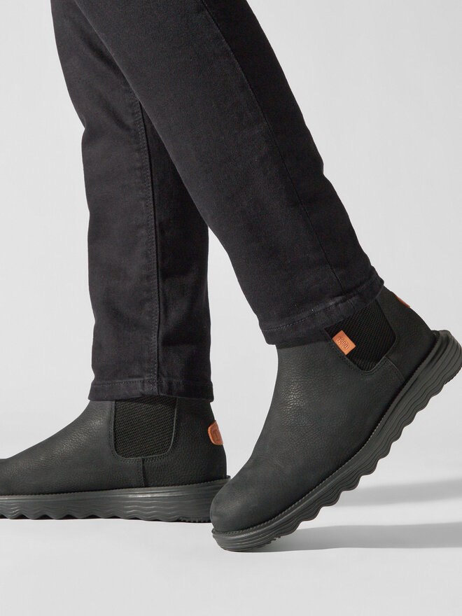 Hey Dude Боти тип челси Hey Dude Branson Boot M Craft Leather 40187-001 Черен
