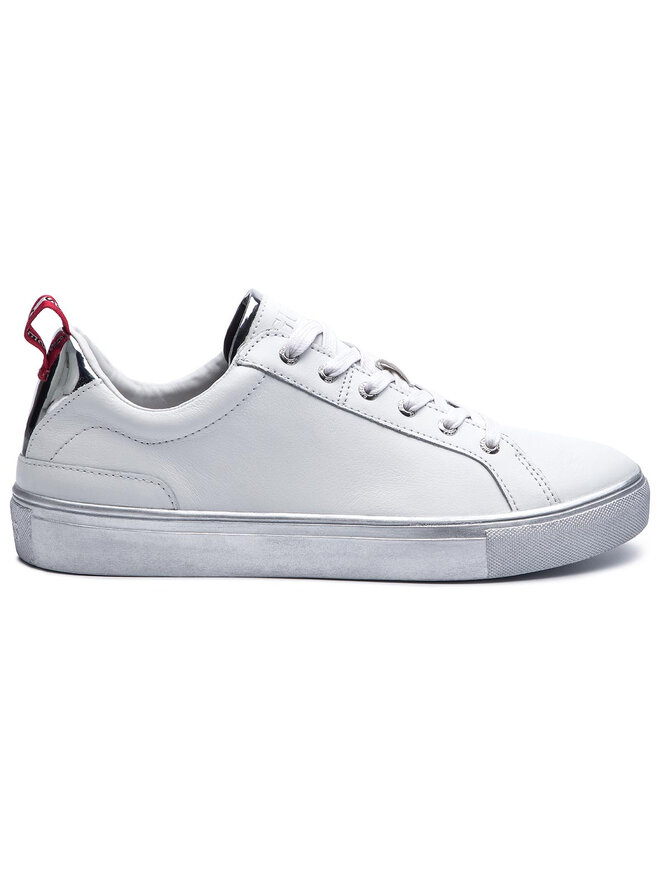Guess Sneakersy Guess Luiss Low H FM7LUI LEA12 Bílá