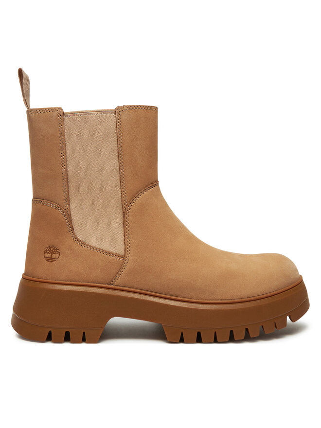 Timberland Jātnieku stila puszābaki Timberland Mid Pull On Boot TB0A6FCHEN71 Bēšs