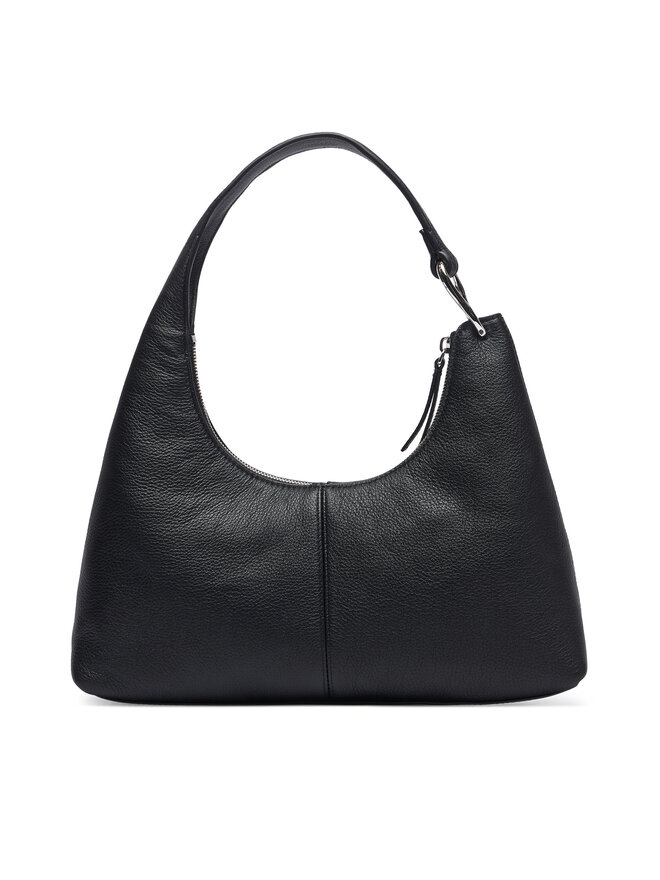 Calvin Klein Handtasche Calvin Klein Slouchy Leather Shoulder Bag LV04F3657G Schwarz
