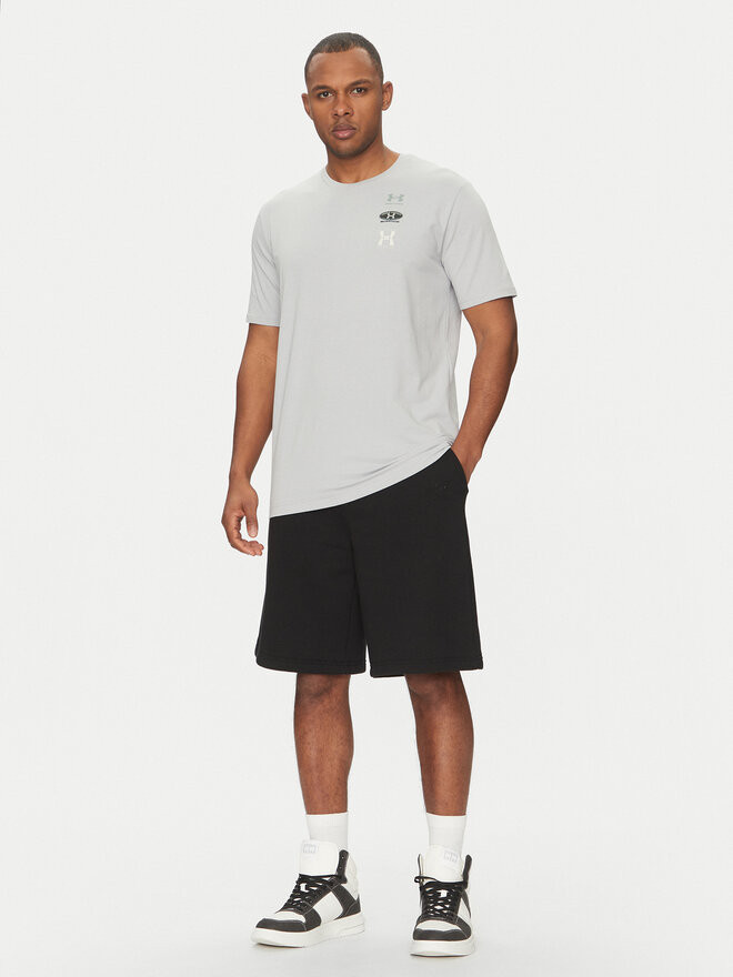 Under Armour Under Armour Marškinėliai EVOL Logo 1390165 Pilka Regular Fit