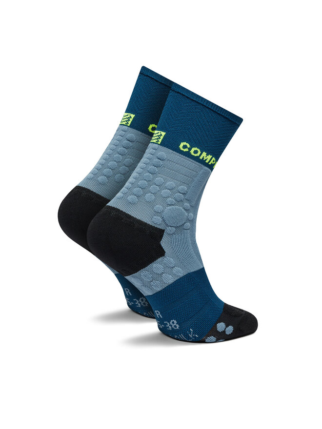 Compressport Skarpety wysokie unisex Compressport Pro Racing Socks Winter Trail SCRU2045 Niebieski