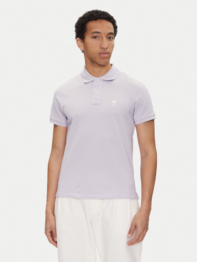 AMI PARIS AMI PARIS Polo HPL060.760 Μωβ Regular Fit