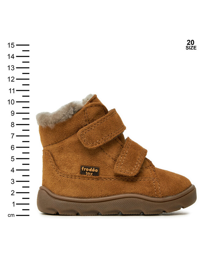 Froddo Ботуши Froddo Zeru Tex Furry Barefoot G2110149-2 M Кафяв