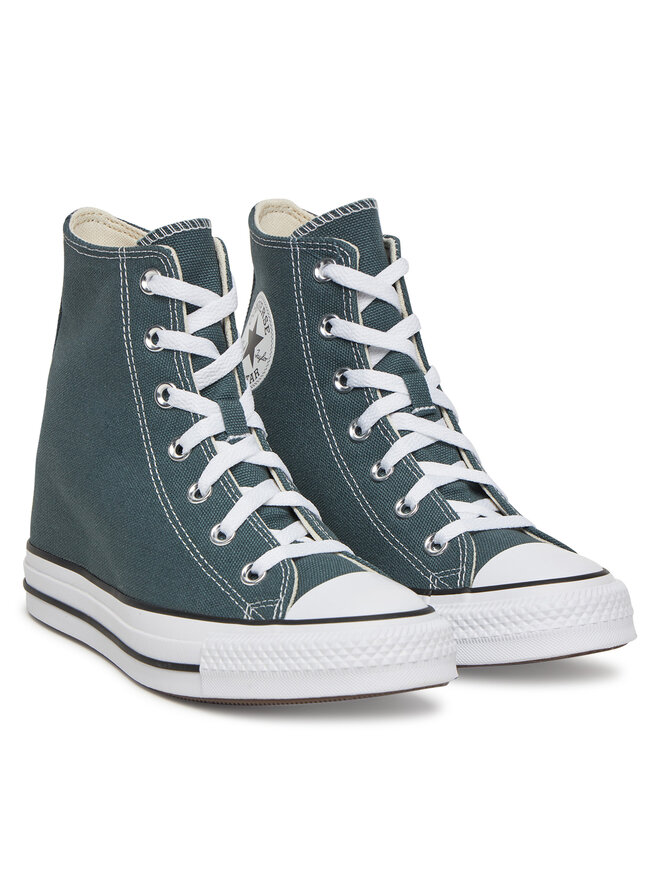 Converse Trampki Converse Chuck Taylor All Star Wedge A13841C Zielony