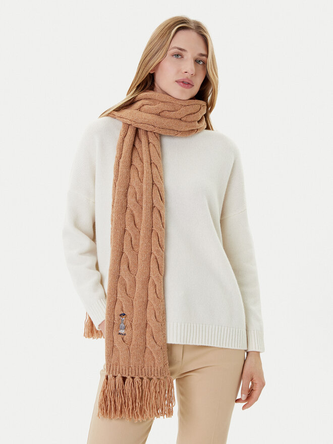 Polo Ralph Lauren Šal Polo Ralph Lauren 455981434003 Smeđa