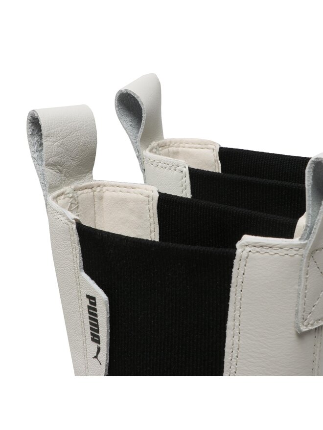 Puma Kotníková obuv s elastickým prvkem Puma Mayze Stack Chelsea Wns 386272 01 Bílá