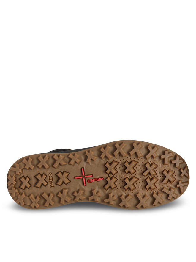 Geox Čižmy Geox U Granito + Grip B A U46FZB 0FFFU C2041 Hnedá