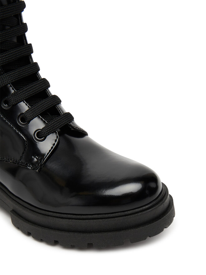 Tommy Hilfiger Schnürstiefeletten Tommy Hilfiger Lace-Up Bootie T4A5-34028-1453 S Schwarz
