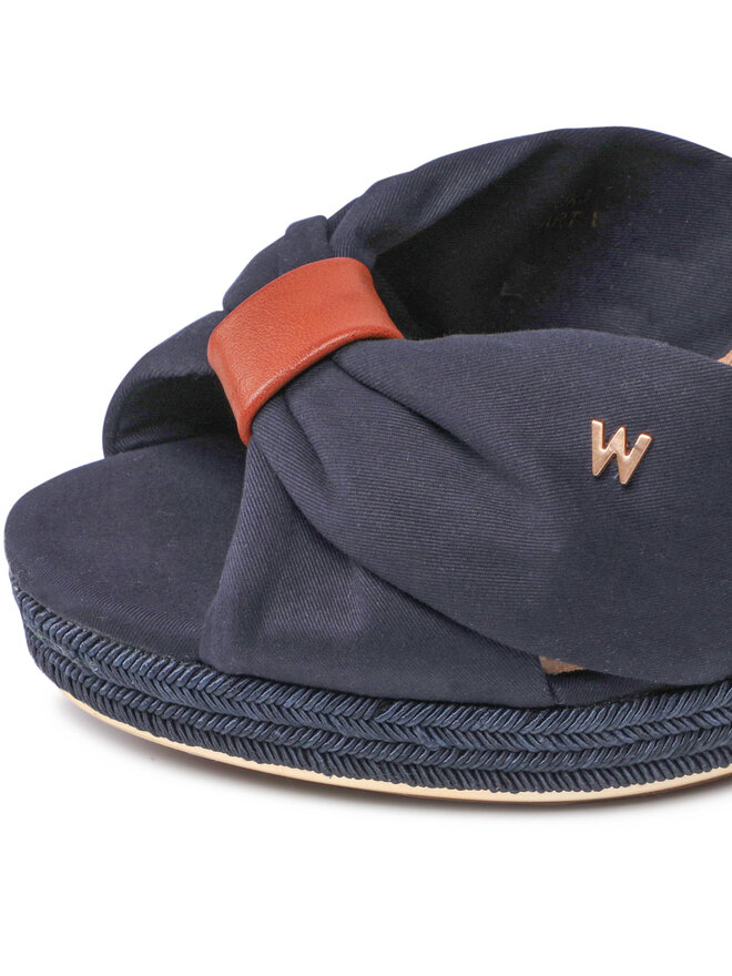 Wrangler Espadryle Wrangler Raval Cross WL21681A Granatowy