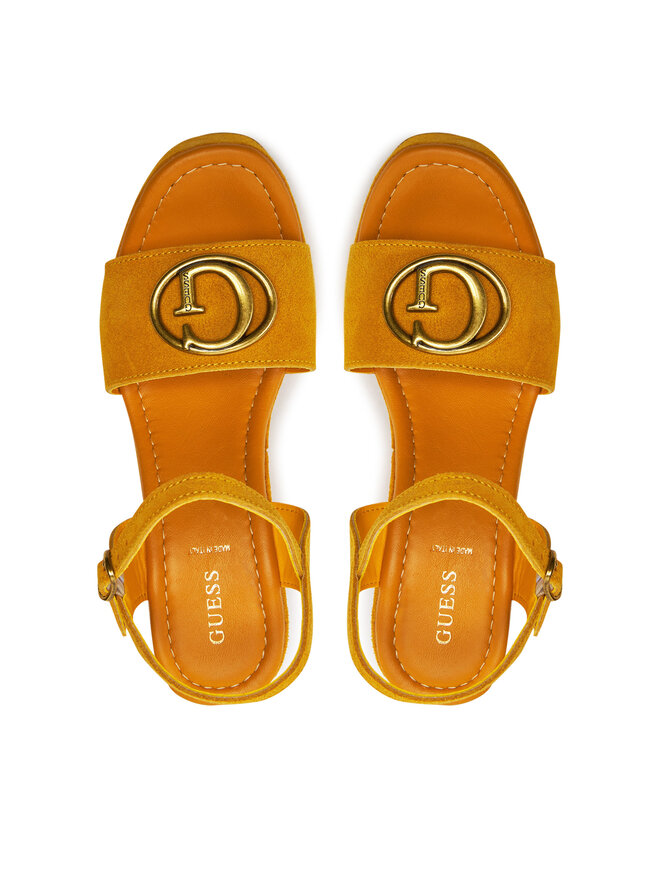 Guess Sandały Guess Clody FLJCLO SUE04 Żółty