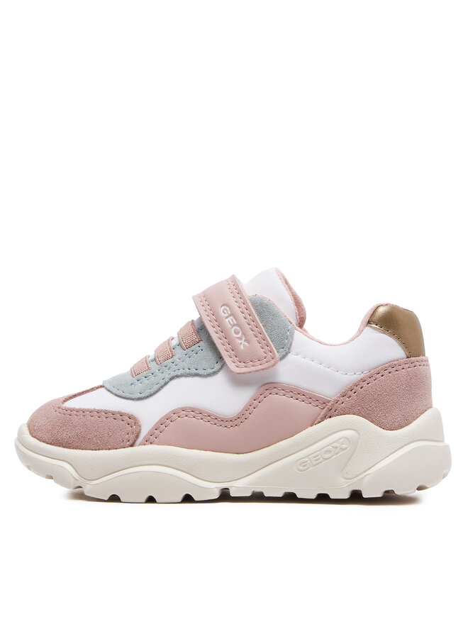 Geox B Rishon Girl A - Scarpe Da Ginnastica Per Bambine, Comode E Stilosse