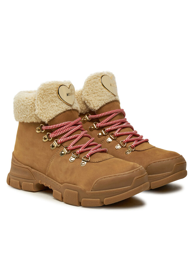 LOVE MOSCHINO Schnürstiefeletten LOVE MOSCHINO JA15484G0LIPA20A Braun