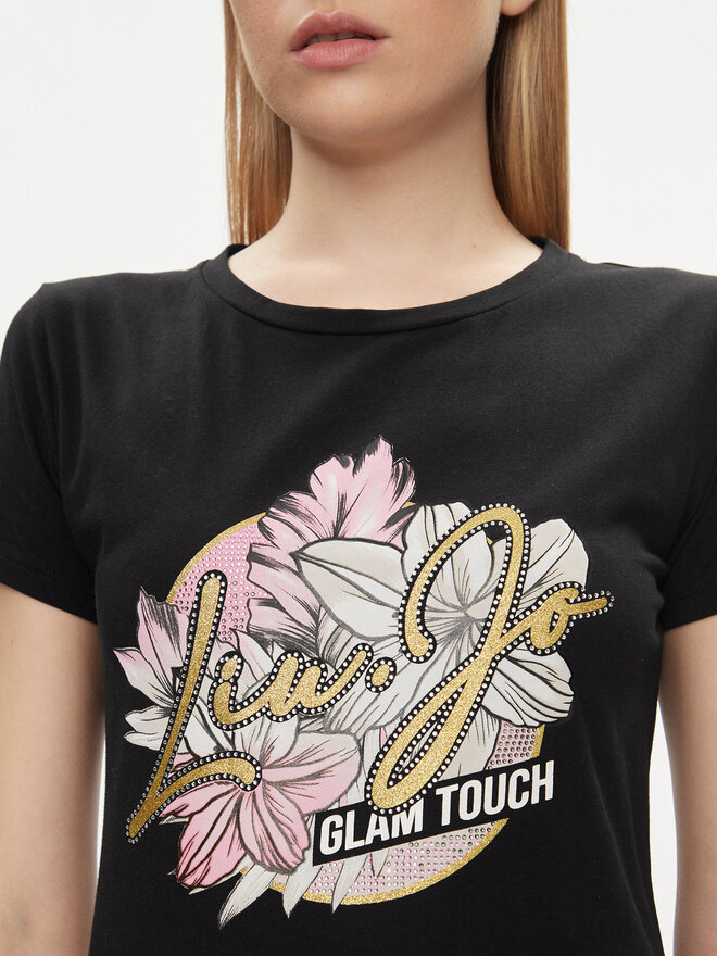 Liu Jo Liu Jo Camiseta TA4202 JS003 Negro Regular Fit