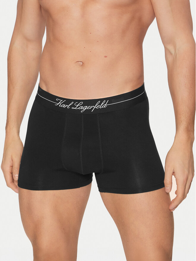 KARL LAGERFELD KARL LAGERFELD 3 darab boxer A1M47089 Fekete