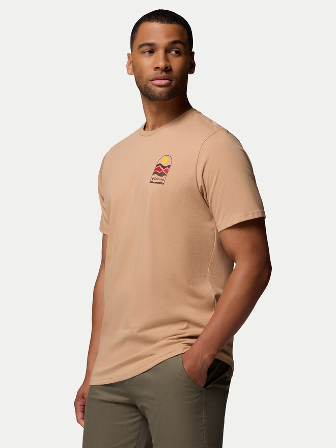 Columbia Columbia Camiseta Explorers Canyon™ 2036451 Beis Regular Fit