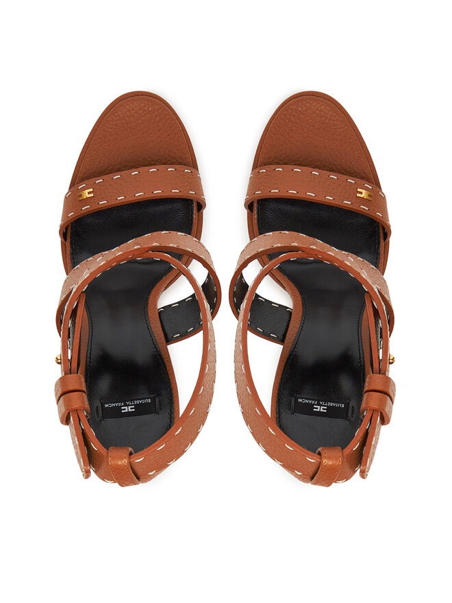 Elisabetta Franchi Sandale Elisabetta Franchi SA-08L-52E2-V580 Smeđa