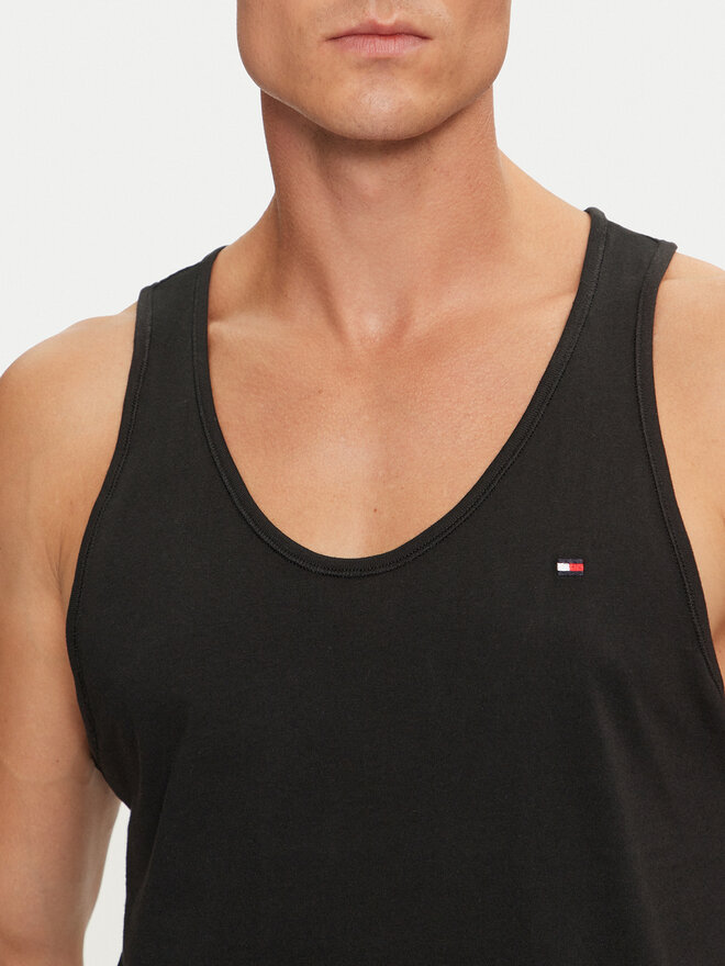 Tommy Hilfiger Tommy Hilfiger Set 3 majic brez rokavov UM0UM03387 Črna Regular Fit