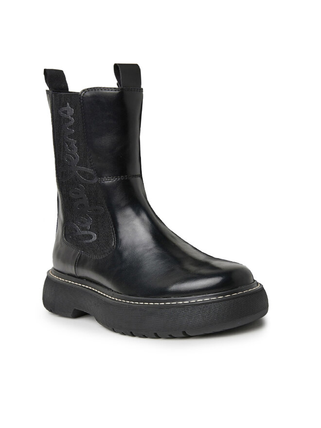Pepe Jeans Škornji Pepe Jeans PLS50504 Črna