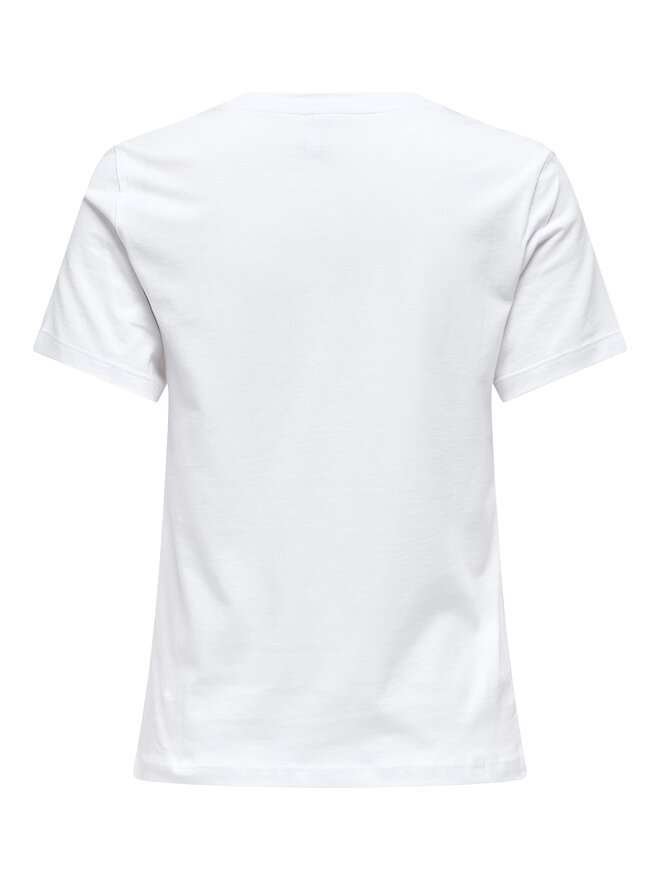 ONLY ONLY Camiseta Polly 15317989 Blanco Regular Fit