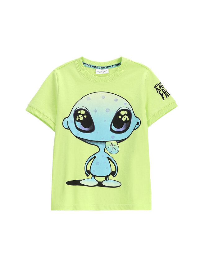 Coccodrillo Coccodrillo T-Shirt WC5143203CBK Πράσινο Regular Fit