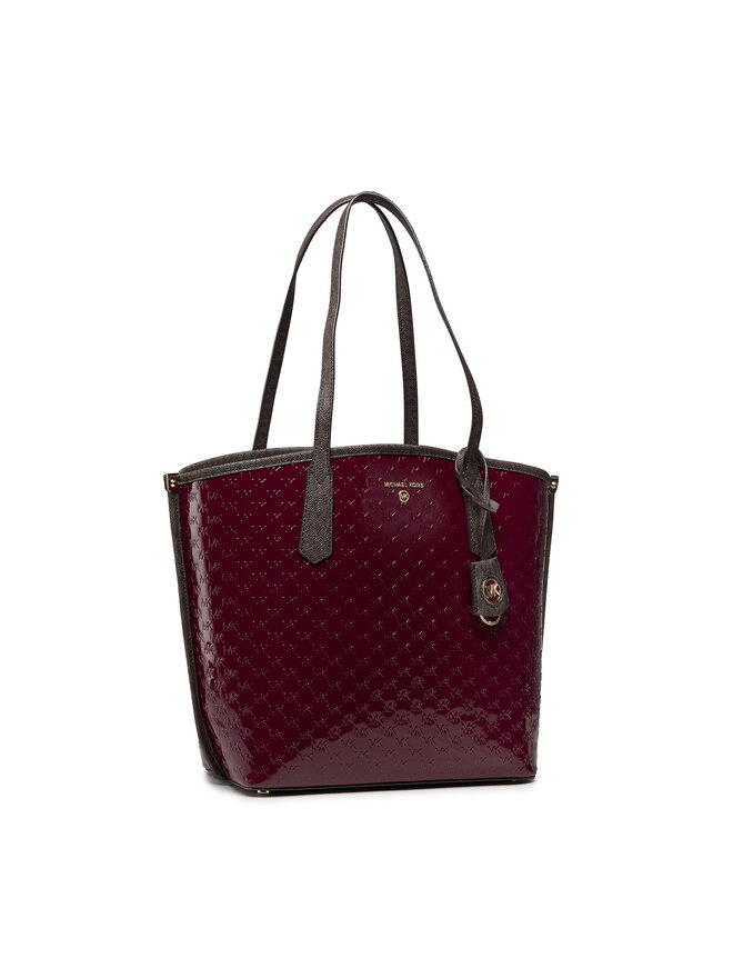Handtasche MICHAEL Michael Kors Jane 30F1GJBT3A Dunkelrot eschuhe