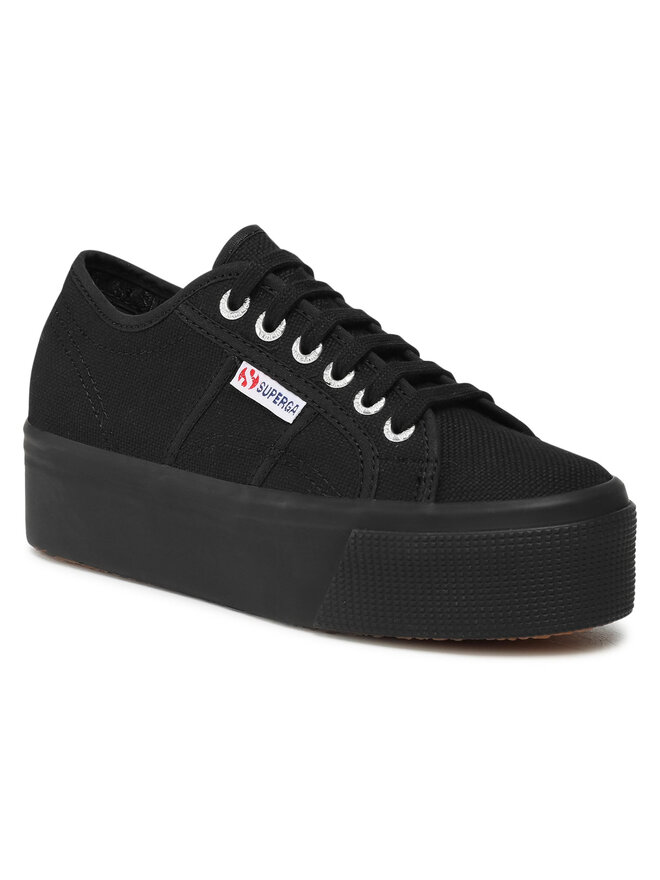 Superga Πάνινα παπούτσια Superga 2790 Cotw Linea Up And Down S9111LW Μαύρο