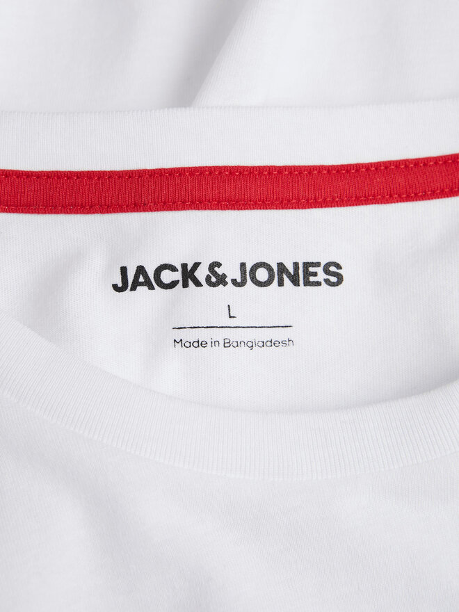 Jack&Jones Jack&Jones Marškinėliai Loof 12248624 Balta Standard Fit