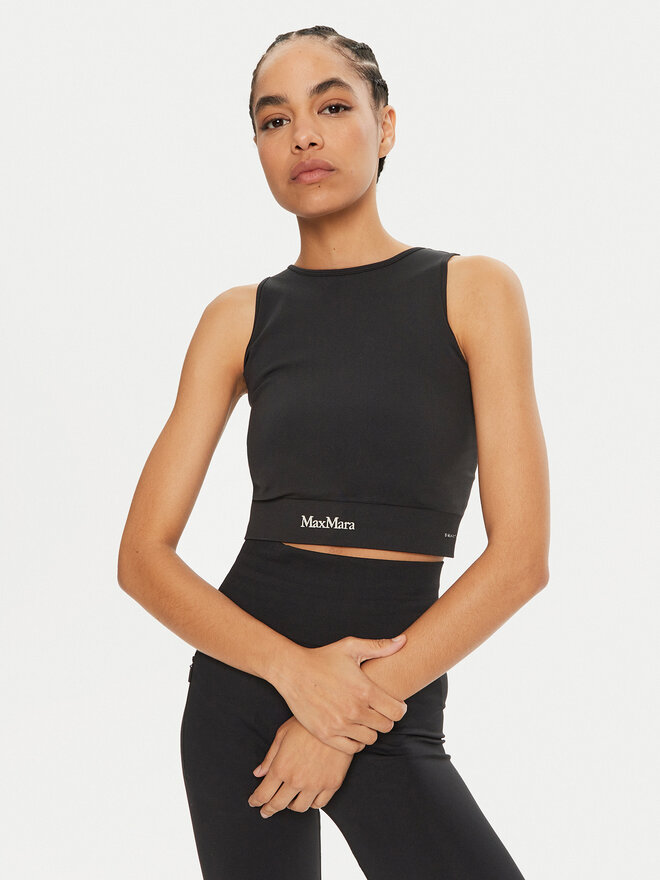 Max Mara Leisure Max Mara Leisure Top Urago 2426366208 Negro Slim Fit