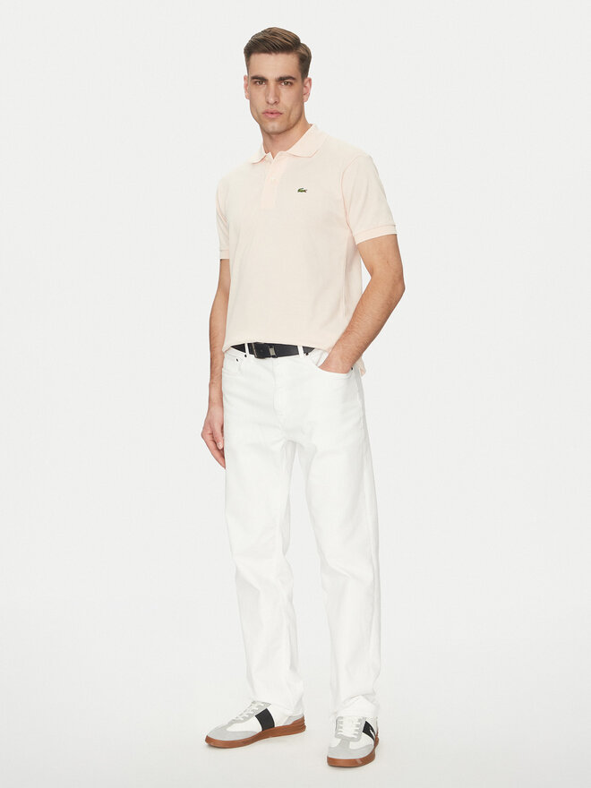 Lacoste Lacoste Polo marškinėliai L1212 Smėlio Regular Fit