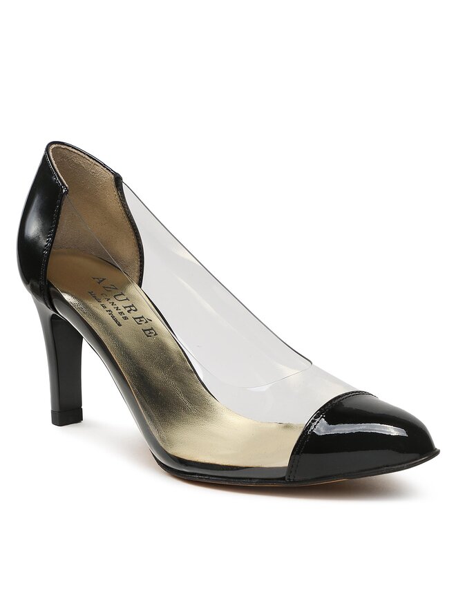 Talons aiguilles transparent store