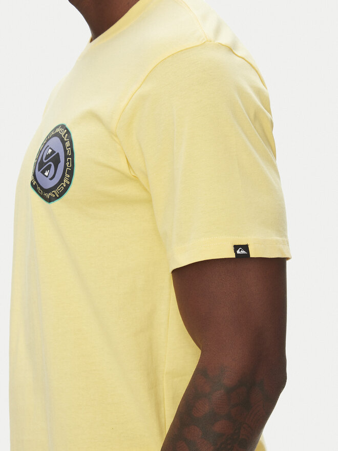 Quiksilver Quiksilver Camiseta Circle Back Ss EQYZT08054 Amarillo Regular Fit