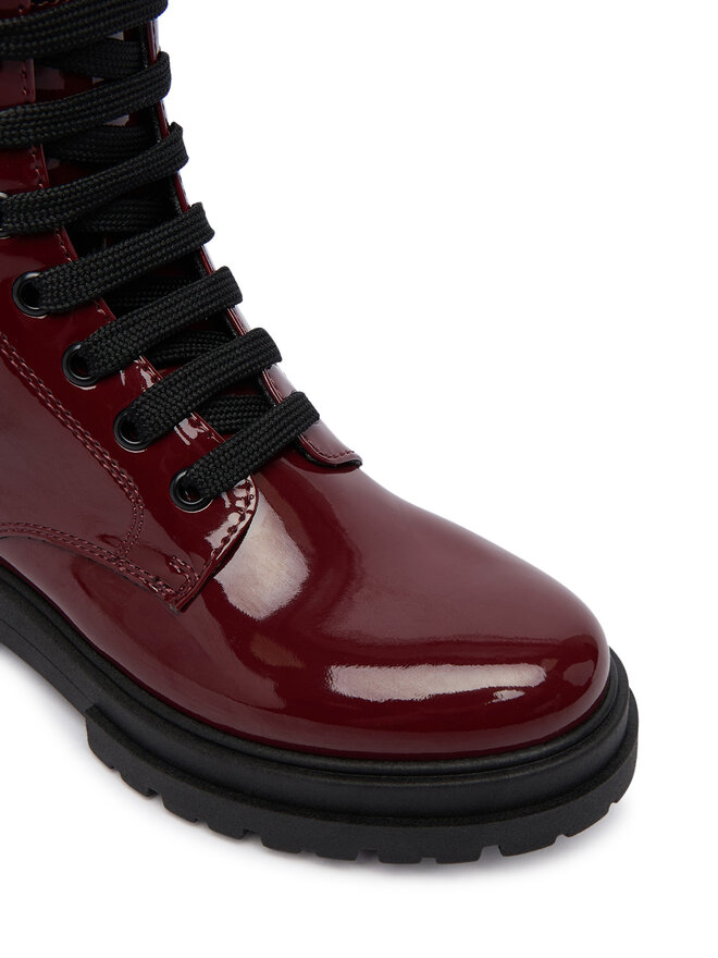 Tommy Hilfiger Schnürschuhe Tommy Hilfiger T4A5-35173-0775 M Dunkelrot