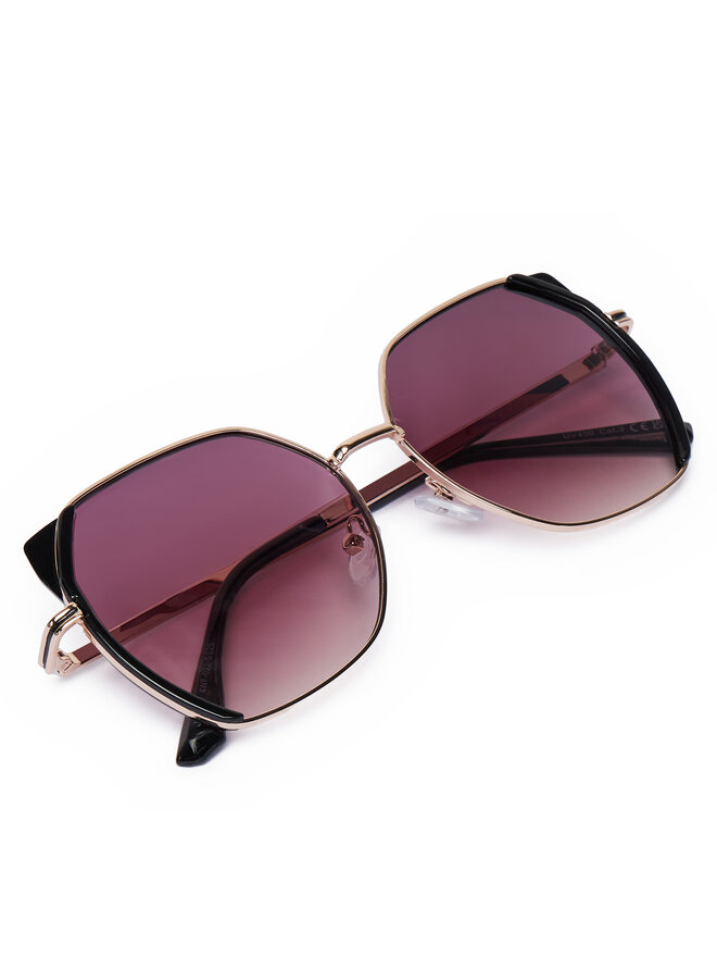 JENNY Okulary przeciwsłoneczne JENNY 4WF-022-SS25 Czarny