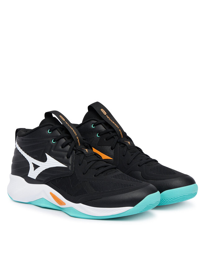 Mizuno Παπούτσια Σάλας Mizuno Wave Momentum Pro Mid V1GA2545 Μαύρο