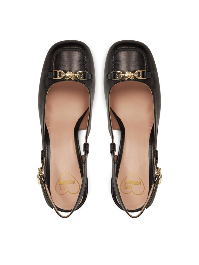 LOVE MOSCHINO Sandały LOVE MOSCHINO JA10107G1MIA0000 Czarny