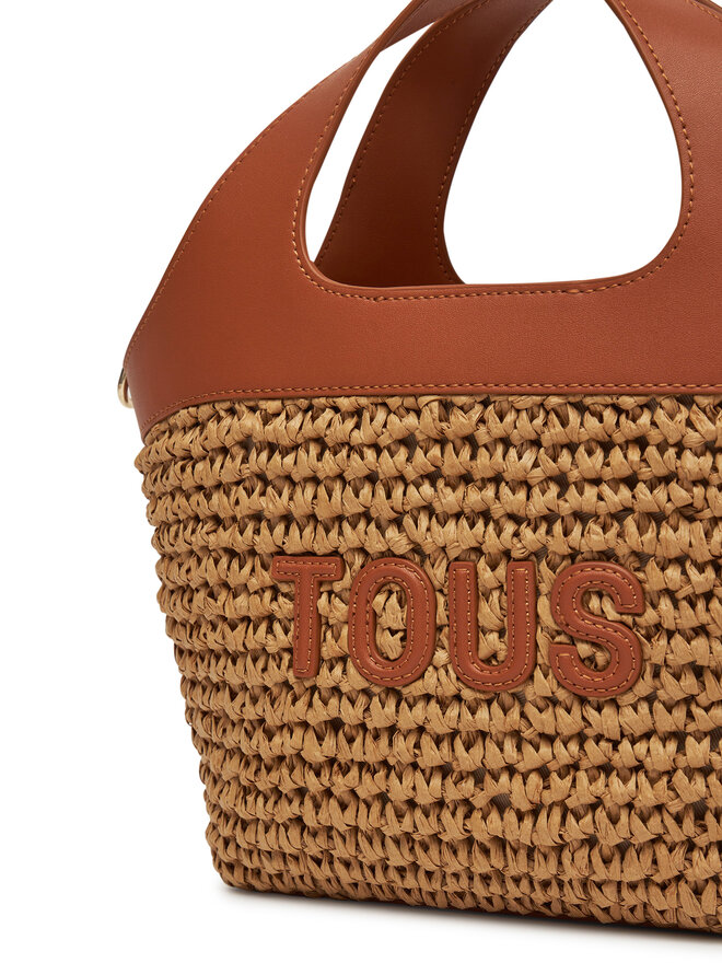 TOUS Bolso TOUS Lirio Rafia 2002205343 Marrón