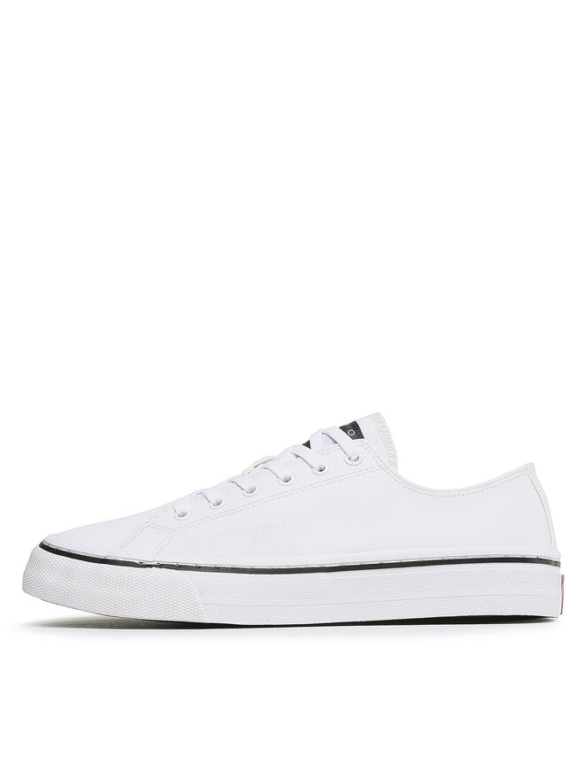 Tommy Jeans Tenisky Tommy Jeans Lace Vulc Ess EM0EM01047 Bílá