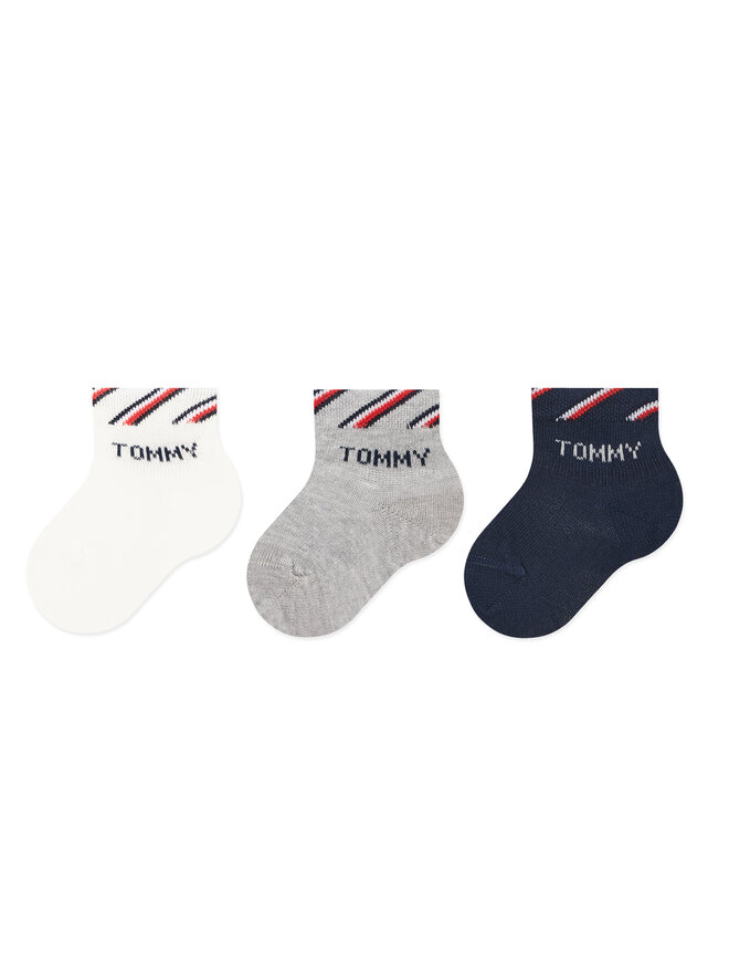Tommy Hilfiger 3er-Set hohe Kindersocken Tommy Hilfiger 701220277 Bunt