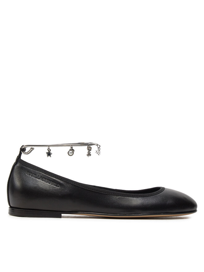 KARL LAGERFELD Балеринки KARL LAGERFELD Karo KL40124 Черен