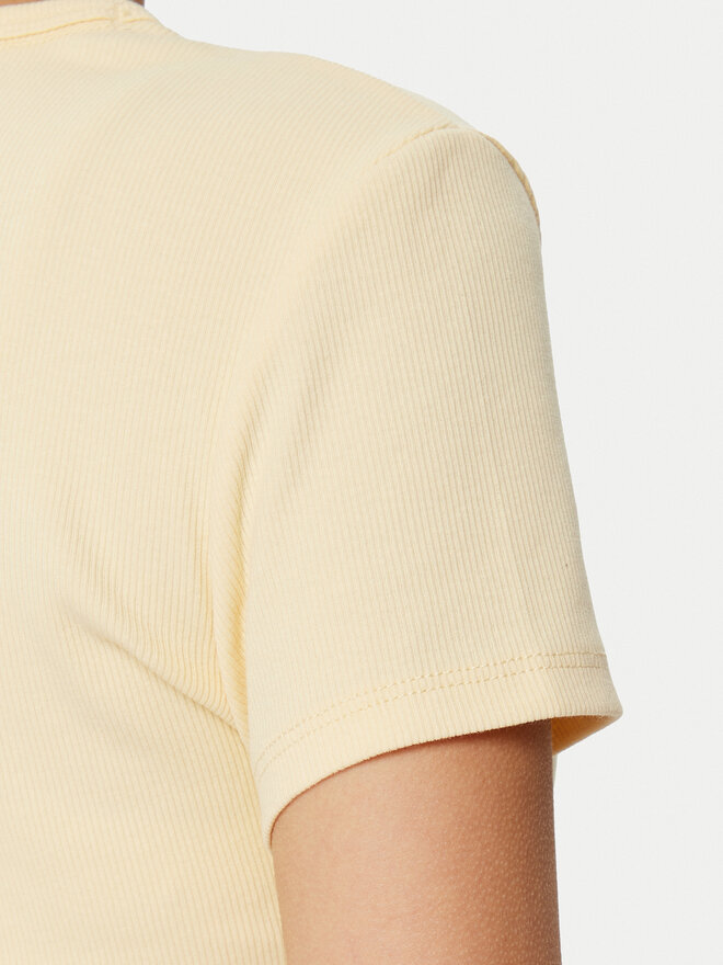 Tommy Jeans Tommy Jeans Marškinėliai Essential DW0DW17383 Smėlio Slim Fit