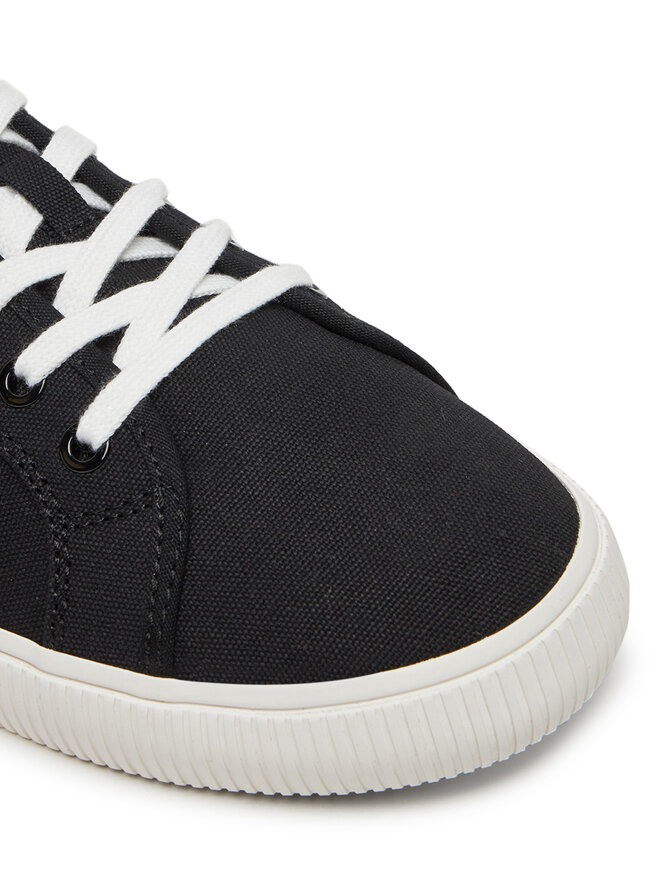 Calvin Klein Jeans Sneakers aus Stoff Calvin Klein Jeans Ess Vulc Low Mg Canvas YM0YM01209 Schwarz