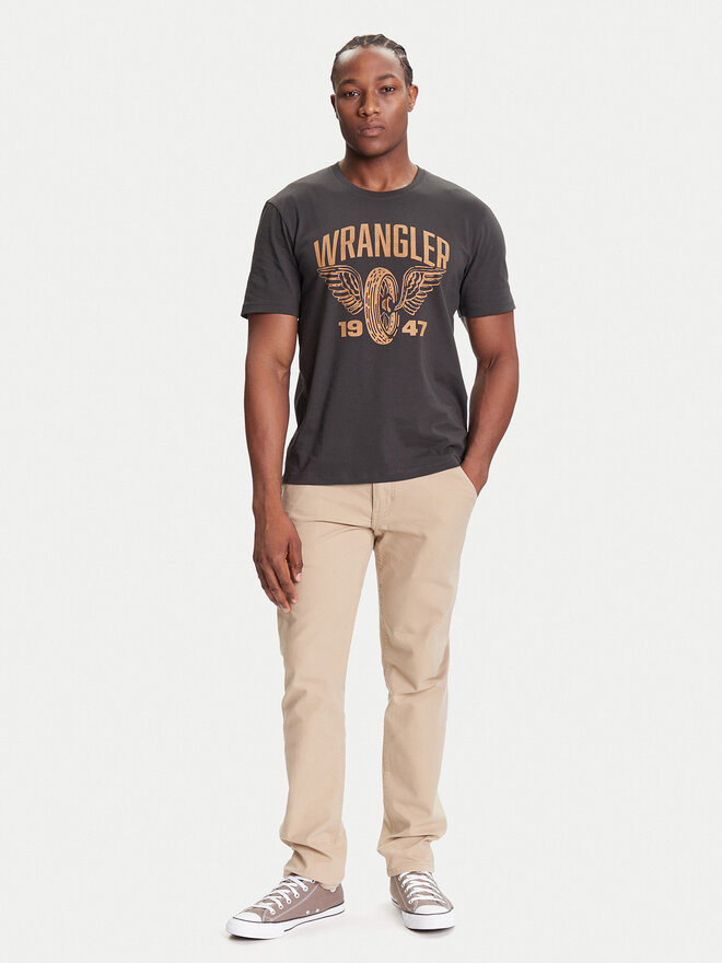 Wrangler Wrangler Camiseta Americana 112371478 Gris Regular Fit