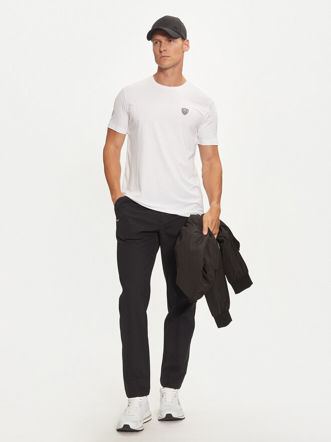 EA7 Emporio Armani EA7 Emporio Armani Camiseta 8NPT16 PJRGZ 1100 Blanco Regular Fit