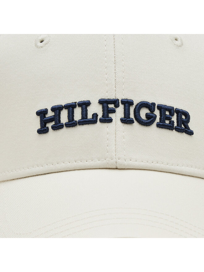 Tommy Hilfiger Kepurė su snapeliu Tommy Hilfiger Hilfiger Prep Cap AW0AW16040 Écru