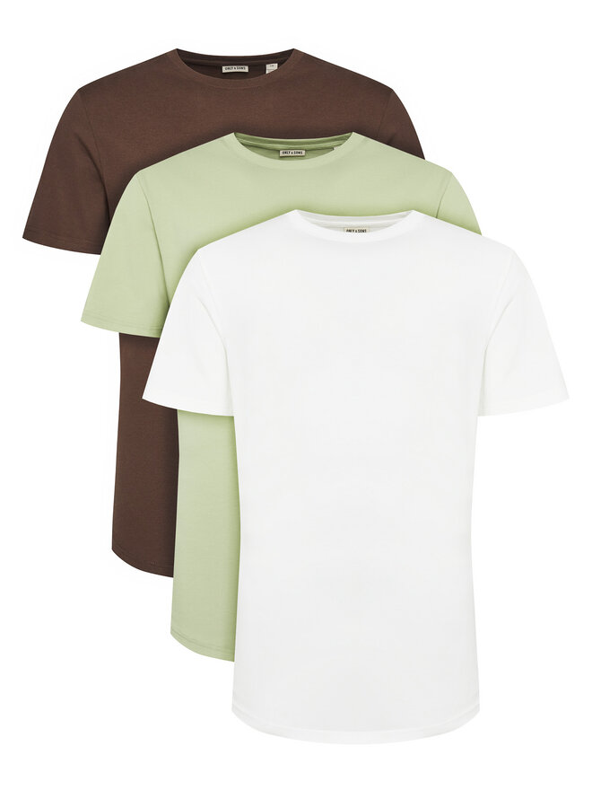 Only & Sons Only & Sons Set 3 majic Jeff 22034548 Zelena Regular Fit